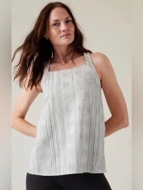 Athleta Arrival Amara Stripe top